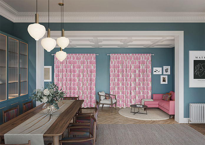 Classic Woodland, Pink Blossom - Made to Measure Curtains - Image 16